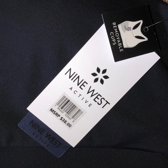 Nine West Black Sports Bra - Picture 3 of 3
